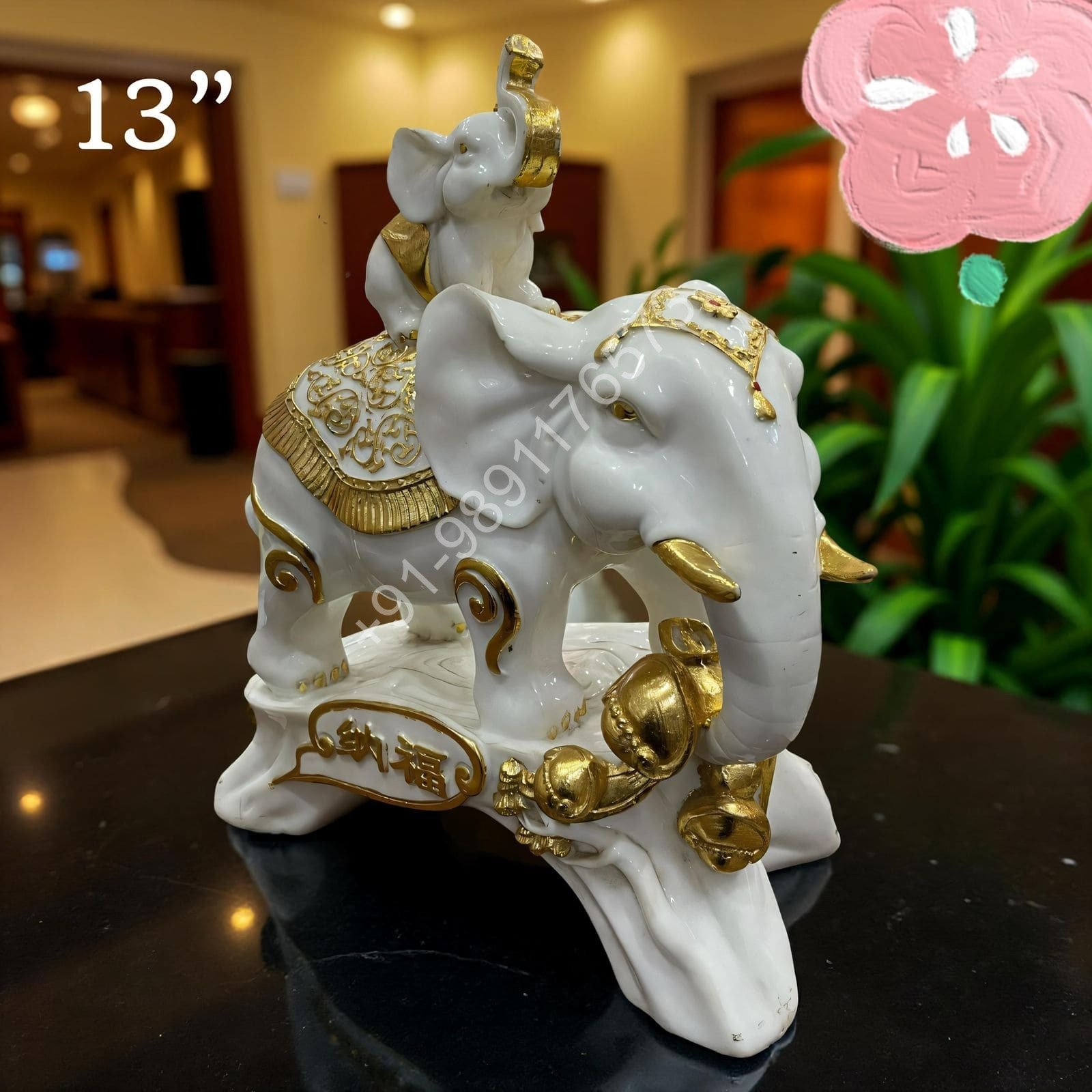 MARBLE DUST ELEPHANT